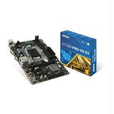 MSI Motherboard H110M Pro-VD Core i3-i5-i7 H110 LGA1151 DDR4 32GB SATA PCI Express USB micro ATX
