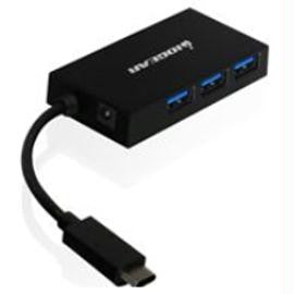 IOGEAR Accessory GUH3C24P USB-C to 4-Port USB-A Hub with Power