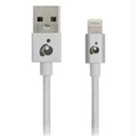 IOGEAR Cable GAUL01-SIL 3.3ft (1m) Charge & Sync Flip Pro - Reversible USB to Lightning Cable