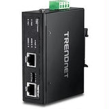 TRENDnet Network TI-IG60 Hardened Industrial 60 Watt Gigabit PoE+ Injector