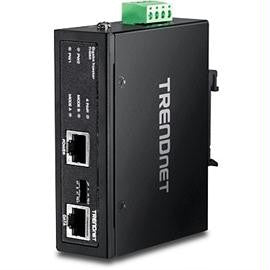 TRENDnet Network TI-IG60 Hardened Industrial 60 Watt Gigabit PoE+ Injector