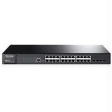 TP-Link Network T2600G-28TS 24-Port JetStream Gigabit L2 Managed Switch with 4xSFP Slot Brown Box