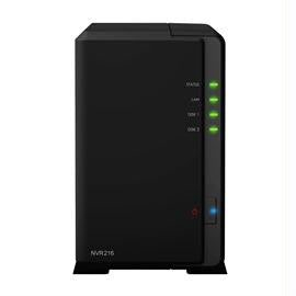 Synology Network Video Recorder NVR216 (9CH) 2Bay 2x8TB 1GB DDR3 32Bit HDMI-USB-SATA
