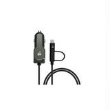 IOGEAR Accessory GPACML01 DuoLinq 2-in-1 Car Charger