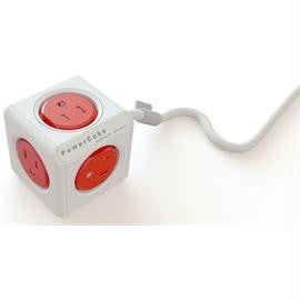 Power Cube Accessory 4324RD-USORPC 5-Outlet Extended Power Bar Red 10ft