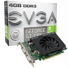 eVGA VCX 04G-P3-2739-KR GeForce GT 730 4GB DDR3 128Bit PCI Express DVII-DVID