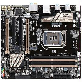 Gigabyte Motherboard GA-X150M-PRO ECC Core i3 LGA1151 C232 DDR4 PCI Express MicroATX