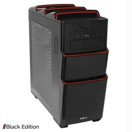 Honbon Tech Case TC-700TA-WOV1 Turbine 700 Midium Tower 1-0-(5) USB NO Power Supply  Black
