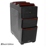 Honbon Tech Case TC-700TA-WOV1 Turbine 700 Midium Tower 1-0-(5) USB NO Power Supply  Black