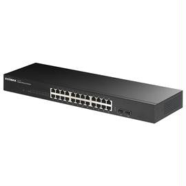 Edimax Switch GS-1026 V2 24Port Gigabit with 2 SFP Slot Rackmount Switch