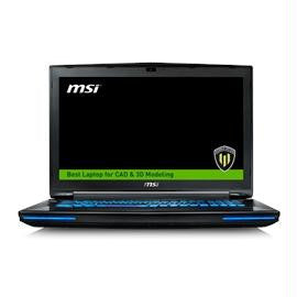 MSI Notebook WT72 6QN-218US 17.3inch Core i7-6920HQ 2x8GB 2x128GB+1TB M5500 Window 10 Professional 9 Cell