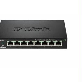 D-Link Switch DES-108 Unmanaged 8-Port 10-100Mbps Desktop Switch