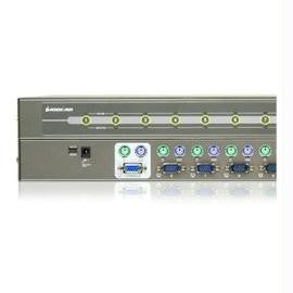 IOGEAR KVM Switch GCS78 8-Port KVM Switch PS-2 1U
