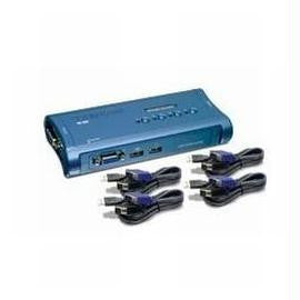 TRENDnet TK-407K USB KVM Switch Kit 4-Port