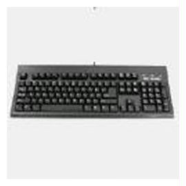 Keytronic Keyboard E06101USBB 104Keys USB w- Large L Shape Enter Key 2-port Hub Black