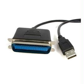 StarTech Cable ICUSB1284 6 ft USB to Parallel Printer Adapter M-M
