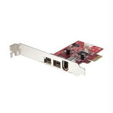 StarTech I-O Card PEX1394B3 3Port 2b1a PCI-E 1394 FireWireAdapterCard